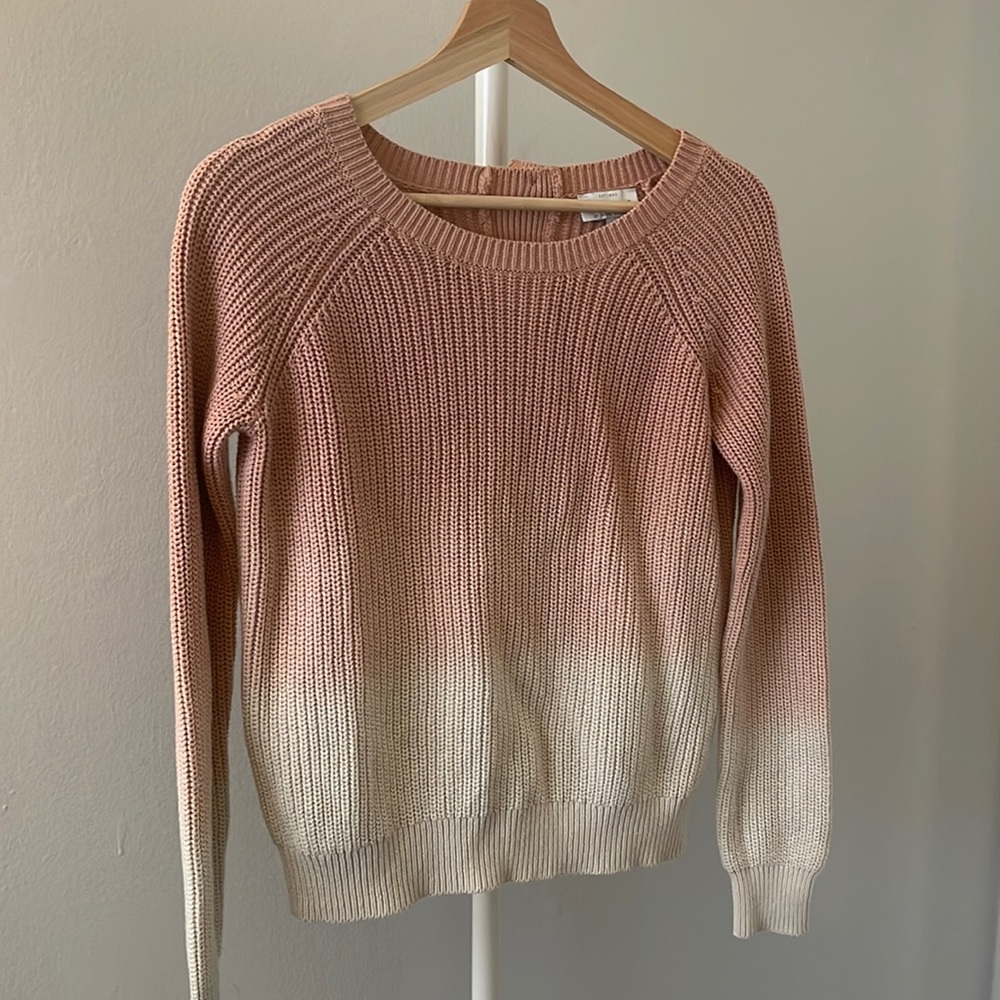Lucky brand button up back sweater